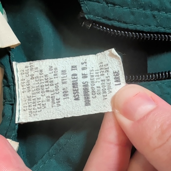 Vintage L.L Bean Anorak 1/4 Zip Windbreaker Jacket - Picture 5 of 9